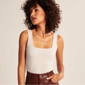 A&F LuxeLoft Squareneck Tank